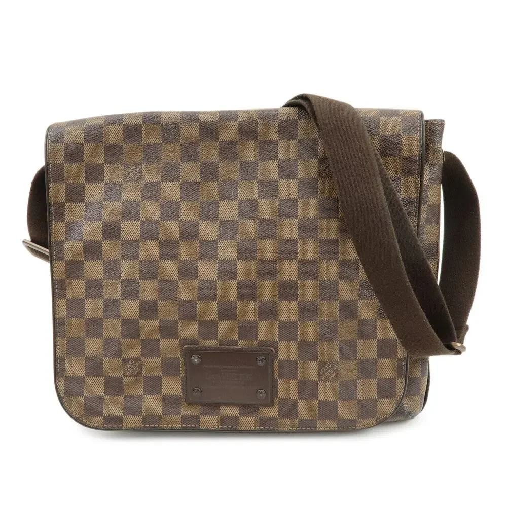 Louis Vuitton Damier Ebene Brooklyn Messenger Bag Brown